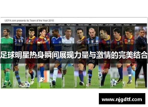 足球明星热身瞬间展现力量与激情的完美结合